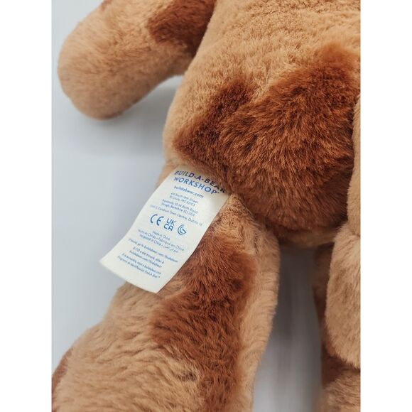 Retired Build A Bear Brown Splatter Cow Stuffed Cow Plush - Picture 5 of 6